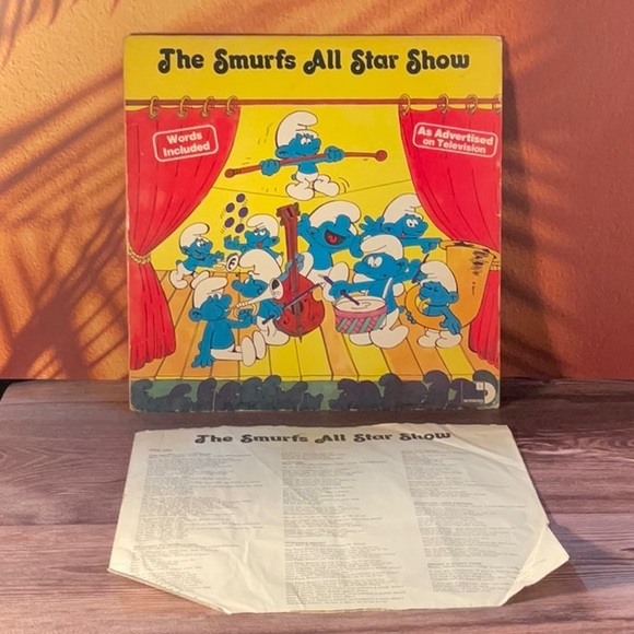Vintage Smurf All-Star Show Vinyl Record | Collectible - Picture 8 of 8